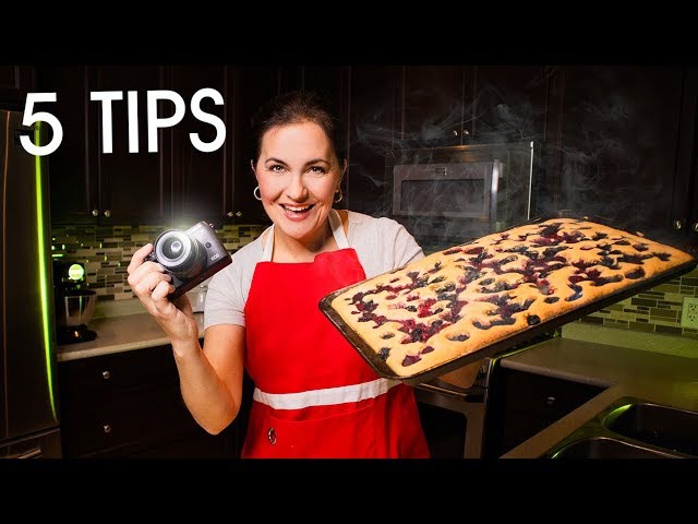 5 HOT TIPS for FOOD Photography, Camera Challenge