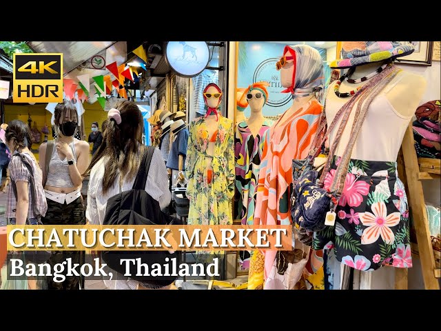 [BANGKOK] Chatuchak Weekend Market "Fashion, Clothes, Items Section 2-4"| Thailand [4K HDR]