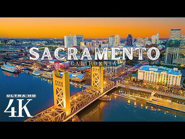 Sacramento, USA 🇺🇸 4k ULTRA HD | Drone Footage