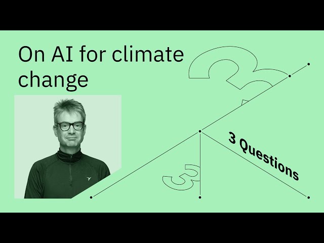 How can AI help address climate change?