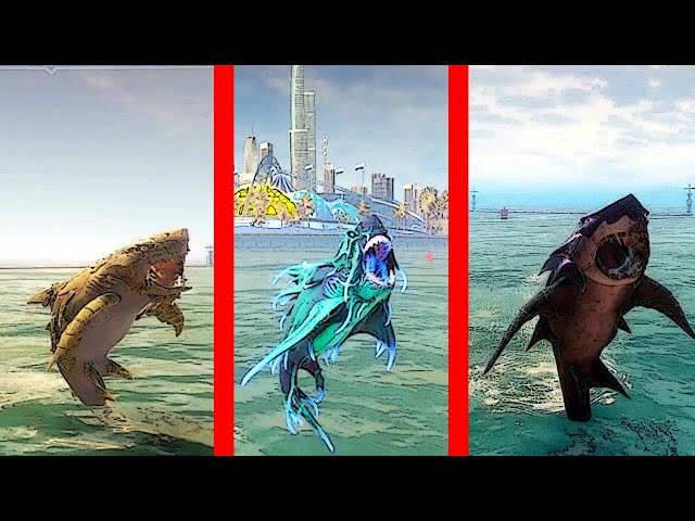 Maneater - All Shark Evolutions (maxed out) Shark Gameplay