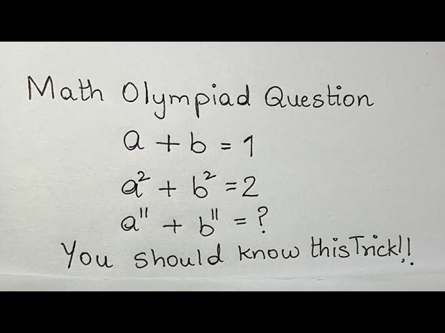 Math Olympiad Question | Equation Solving | You should know this Trick!!