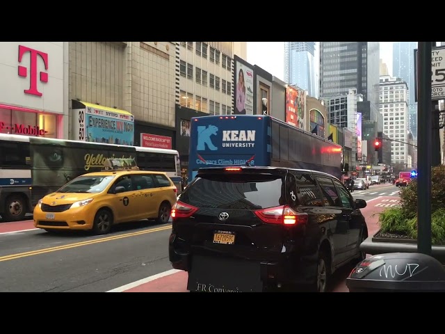MTA New York City Bus and former Academy routes: SIM23 and SIM24 at Herald Square