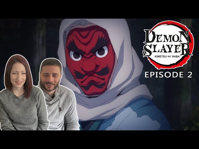 Meeting Urokodaki | Her First Reaction to Demon Slayer | Episode 2