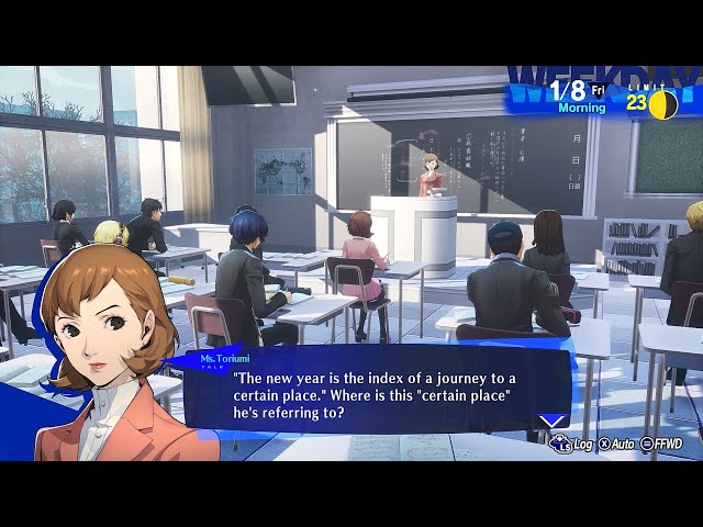 8th Jan: Where is the "Certain Place", the new year is the index of a journey to | Persona 3 Reload