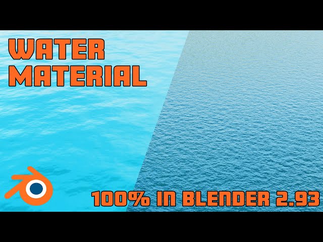 Easy Procedural Water Material - Blender 2.9 EEVEE
