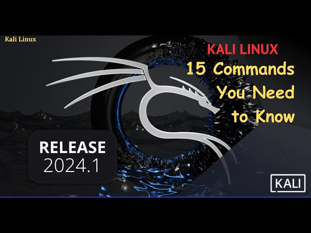 15 Commands you need to know when working with Kali Linux | Linux Command list