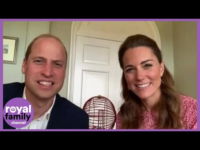 Prince William and Kate Turn Bingo Callers via Virtual Call to Care Home