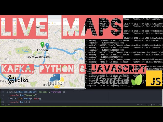 Realtime Maps - Kafka, Python, Leaflet.js - Introduction (1)