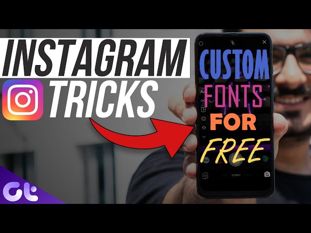 Custom Font for Instagram?! | Best Font Apps for Instagram Stories | Guiding Tech