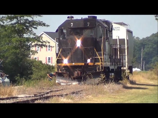 Wabash Central CNUR 7 forges through the Jungle former Maumee and Western Railroad locomotive