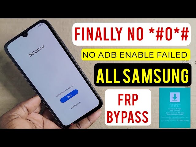 All Samsung (A34,A15,A73,A54)   Frp Bypass/Google Account Unlock 2024 | No *#0*# | Adb enable failed