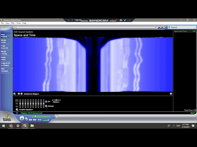 ambience visualizations of windows media player 8