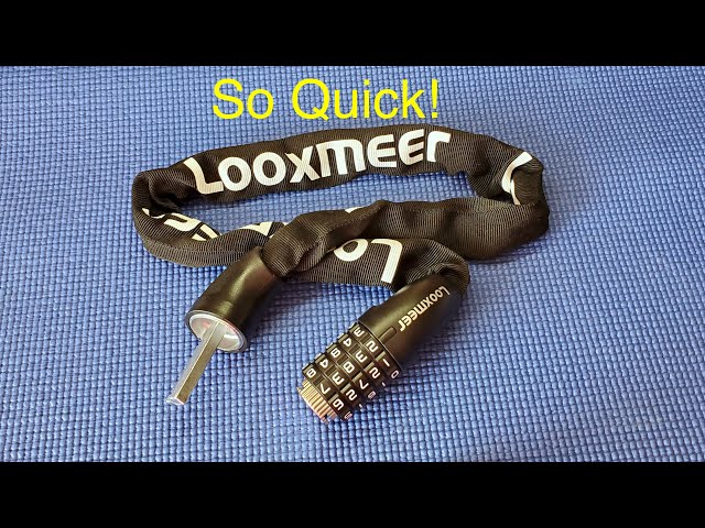 (208) How to recover your lost Looxmeer combination bike lock code