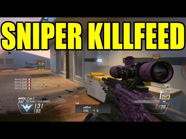 AMAZING SNIPER KILLFEED | MW2, MW3, Black ops and Black ops 2 | Call of duty Episode