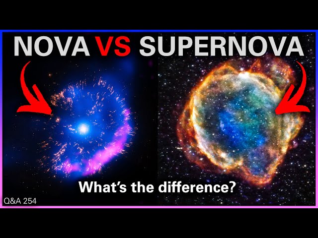 Supernova VS Nova, Orientation of the Moon, Gravitational Lensing of the CMB | Q&A 254