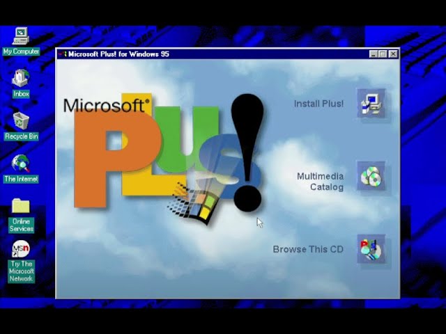 Microsoft Plus! for Windows 95 Setup and Desktop Themes Walkthrough