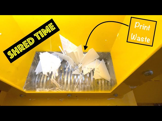 Shredding Failed Prints - 3D Print Waste Recycling