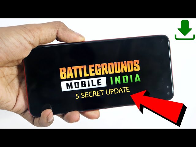 Battlegrounds Mobile India 5 Secret Updates 🔥 #BGMI