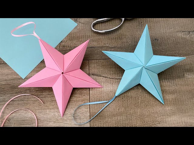 3D Star Ornament | Paper Craft Ideas