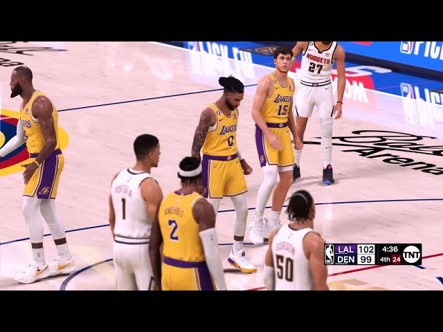 NBA 2K23 Playoffs Mode | Lakers vs Nuggets Game 4 | Ultra Realistic Gameplay