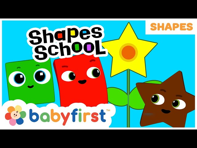 New Show - Shapes School | Educational videos for kids | Learning Shapes for kids | Baby First TV