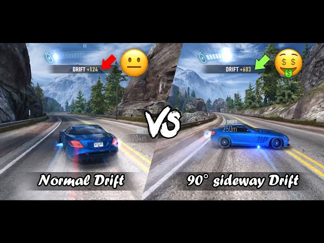 Need For Speed: No Limits | Farming Cash One-On-One: Normal Drift Vs 90° Sideways Drift