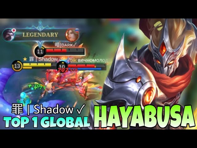 Hayabusa fast hand Combo, The King Of Ninja | Top 1 Global Hayabusa | Hayabusa best Build 2022 |Mlbb