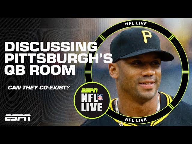 Can Russell Wilson & Justin Fields co-exist in the Steelers’ backfield? | NFL Live