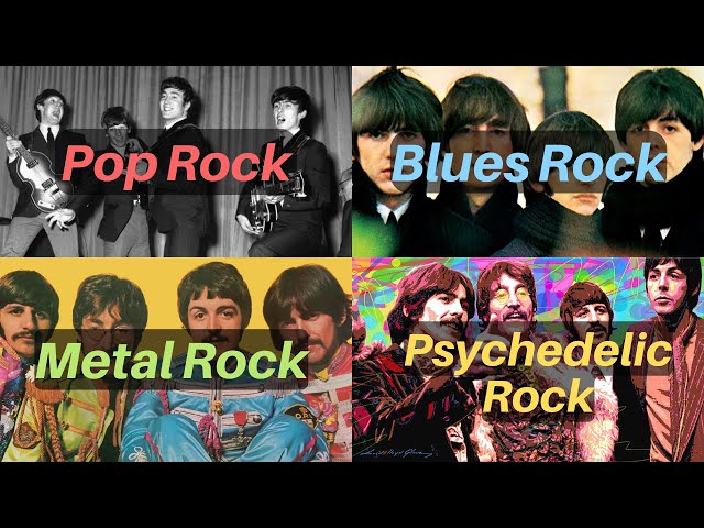 Different Genres Of Rock - Performed By The Beatles