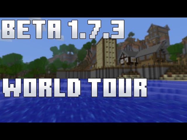 My Minecraft Beta 1.7.3 Singleplayer World so Far [December 2023]