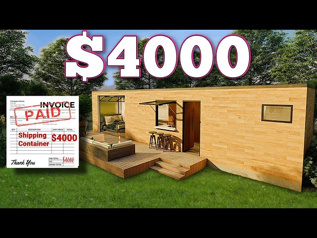 Affordable $4000 Shipping Containers Turned Into Tiny Homes