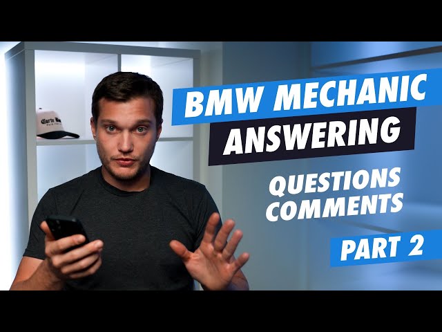BMW Mechanic Q&A, Why PLASTIC?