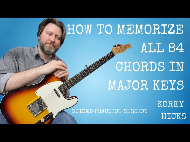 How to Memorize All 84 Chords in Major Keys in Less than 10 Minutes | Major Diatonic Harmony