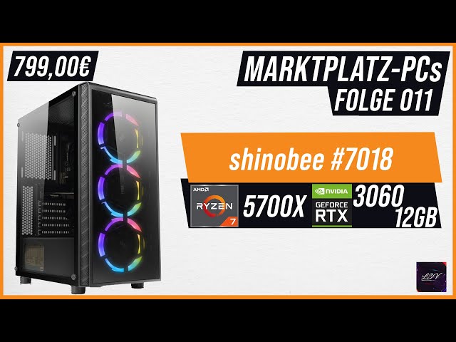 überzeugender shinobee-PC? 🤔 | Marktplatz-PCs #011 | shinobee #7018 (5700X + 3060 12GB)