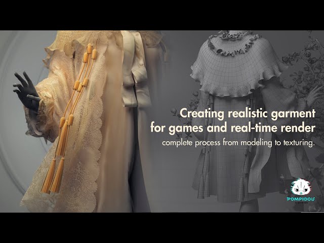 Creating realistic garment in  for games & realtime render.