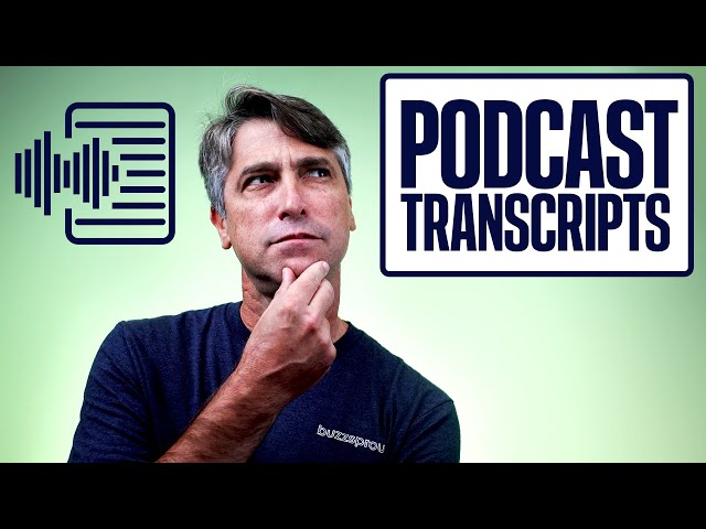 How to add transcripts to your podcast episodes