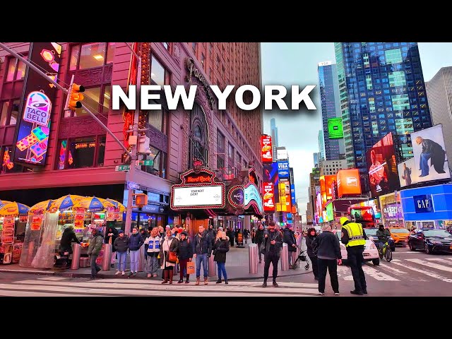 New York City Walking Tour 2024 - Manhattan 4K NYC Walk - Grand Central Terminal to Times Square