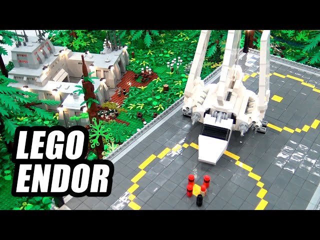 Custom LEGO Star Wars Endor in Mini Scale