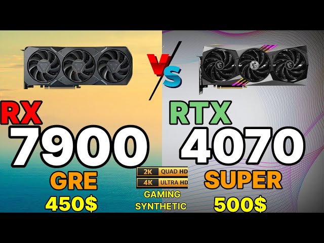 7900 gre vs 4070 super VS RX 4080 SUPER VS RX 7800XT VS RX 7900 XT VS RX 4070 Ti SUPER  VS RTX 4070