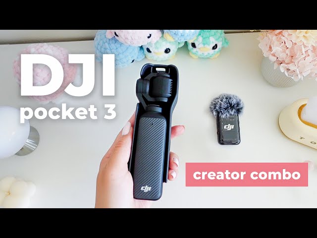DJI Osmo Pocket 3 UNBOXING | CREATOR COMBO 📸 accessories, camera test, DJI VS iphone 15 pro + set up