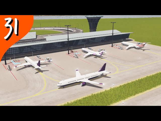 Building the Airport! Cities: Skylines (Part 31)