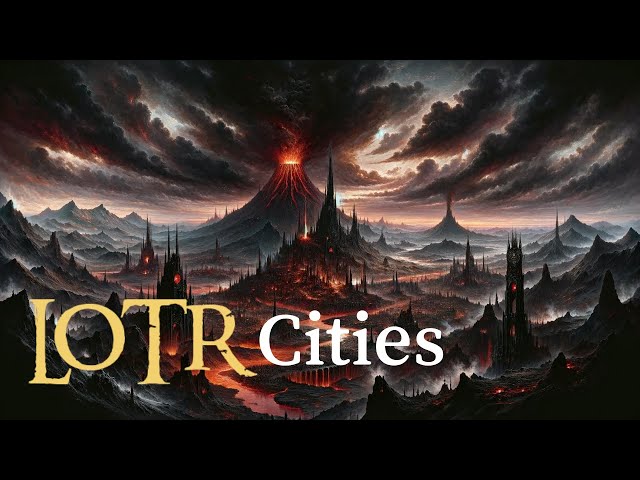 AI Art Middle Earth: 8 Iconic Lord of the Rings Cities | DALL-E 3
