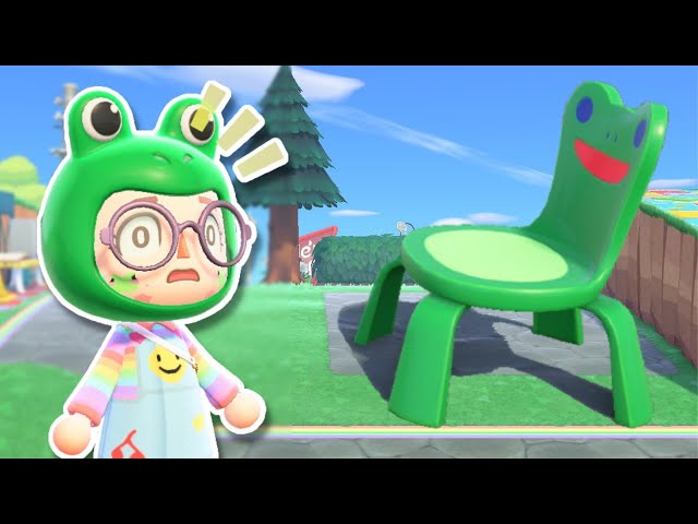 froggy chair is taking over my island