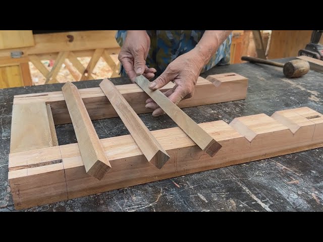 Creative Wooden Interior Design Project // Wooden Cabinet With Unique Smart Design Drawer Rails