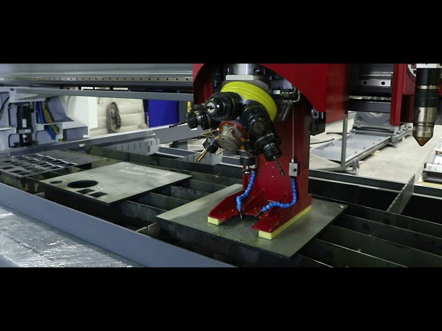 BAYKAL Plasma Cutting System Features: Multi-Drilling Unit