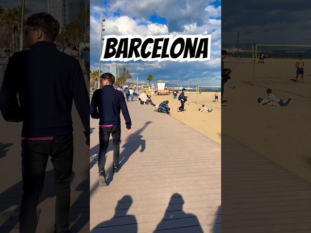Sunny day in Barcelona 2024 #barcelona #shorts #spain