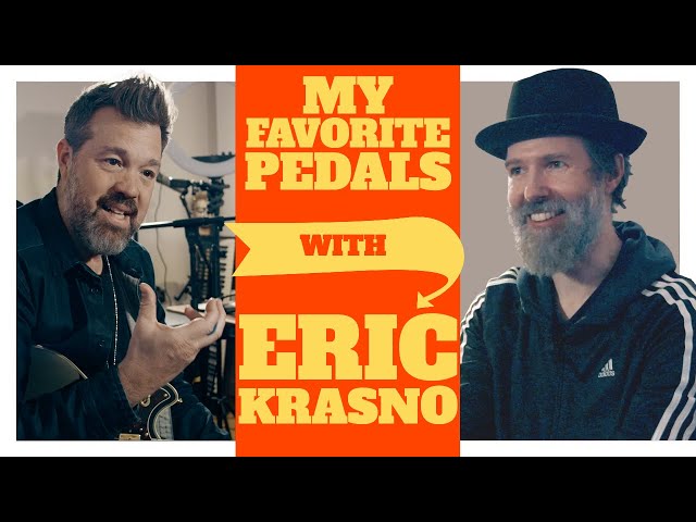 "I've got it down to three – but there's been some cheating..." Eric Krasno's favorite pedals