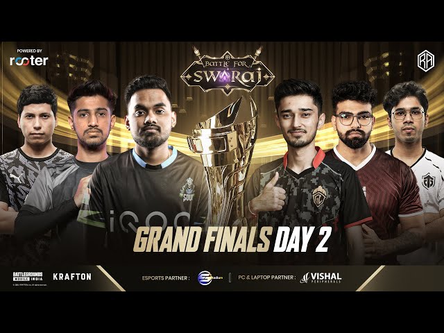 [Grand Finals Day-2] | RA Esports Presents Battle For Swaraj S1 FT.#iqoosoul #godlike #cg #bgmilive