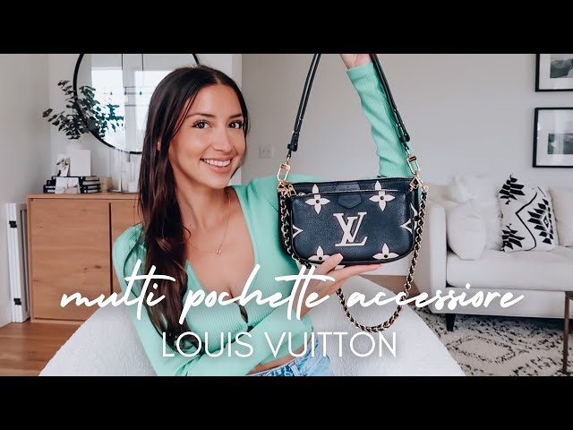 Louis Vuitton Multi Pochette Empriente Bicolor | REVIEW + WHAT FITS + TRY ON
